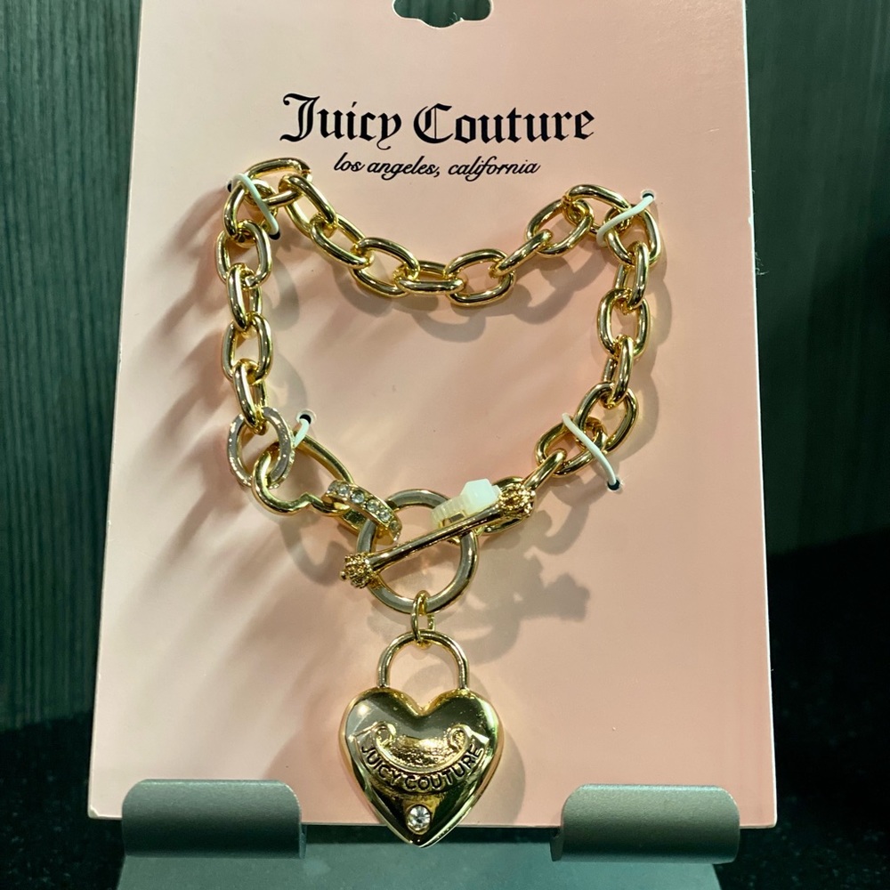 HEART PENDANT CHARM BRACELET